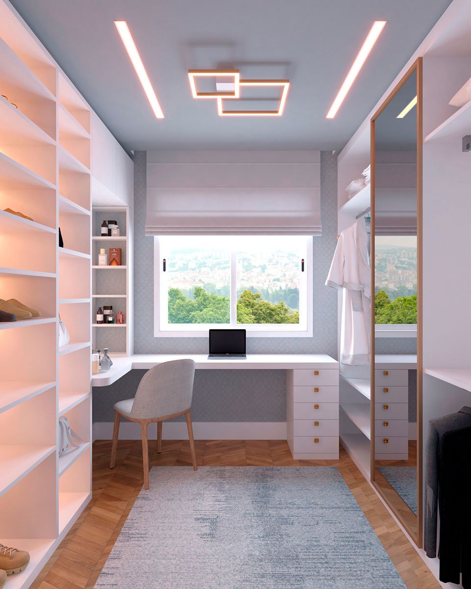 Laís Bellodi - Projeto - Closet Campo Belo